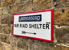 Aluminium underground air raid shelter